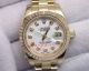 Copy Rolex Datejust Gold Watch White Face Diamond women (1)_th.jpg